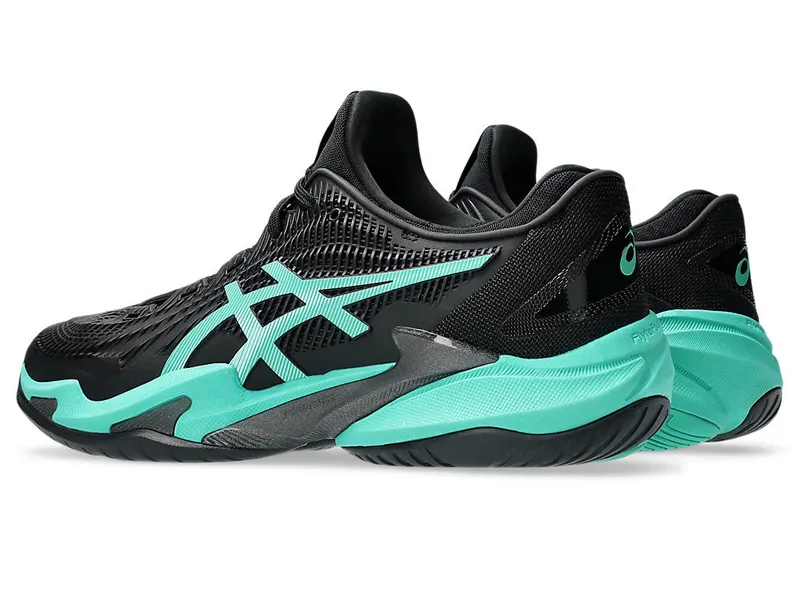 ASICS COURT FF 3 “Black / Aurora Green” (1041A370-002)