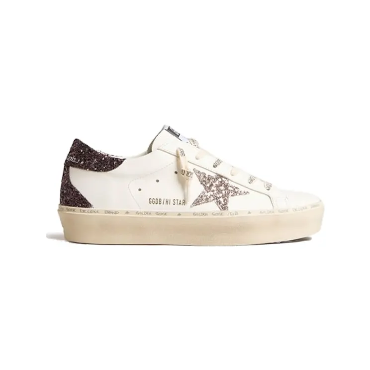 Golden Goose Hi-Star White Silver Grey Glitter (GWF00119-F006203-11934)