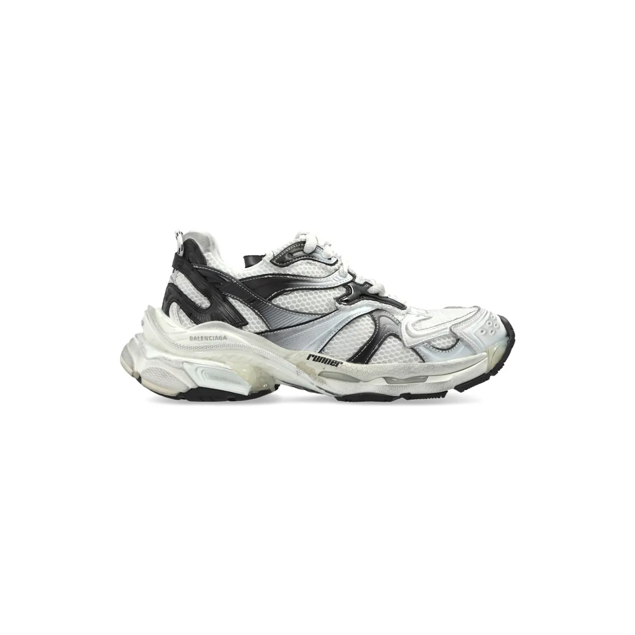 Balenciaga Runner 2.0 Gradient White Black (779066 WRN2G 9010)