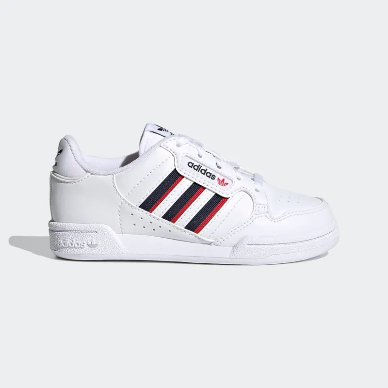 Adidas Continental 80 Stripes Cloud White / Collegiate Navy / Vivid Red (S42611)