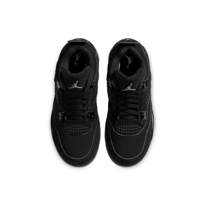 Jordan 4 Retro Black Cat 2020 (PS) Black/Black-Light Graphite (BQ7669-010)