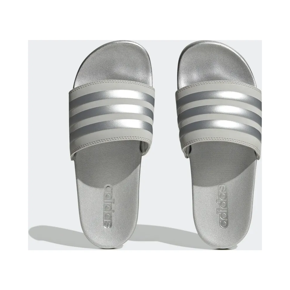Adidas Adilette Comfort Slides Grey Two / Silver Metallic / Grey Two (H03619)