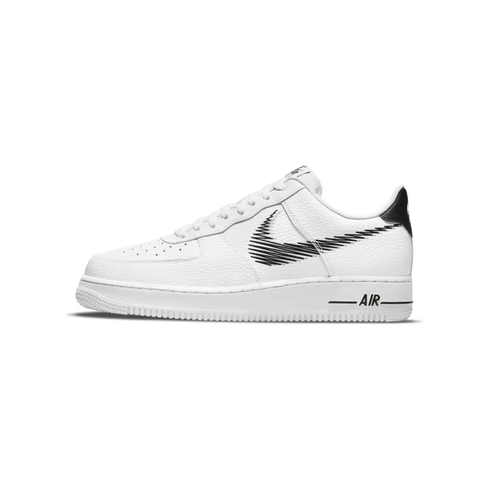 Nike Air Force 1 Low Zig Zag White (2021) “White / Light Smoke Grey / Black” (DN4928-100)