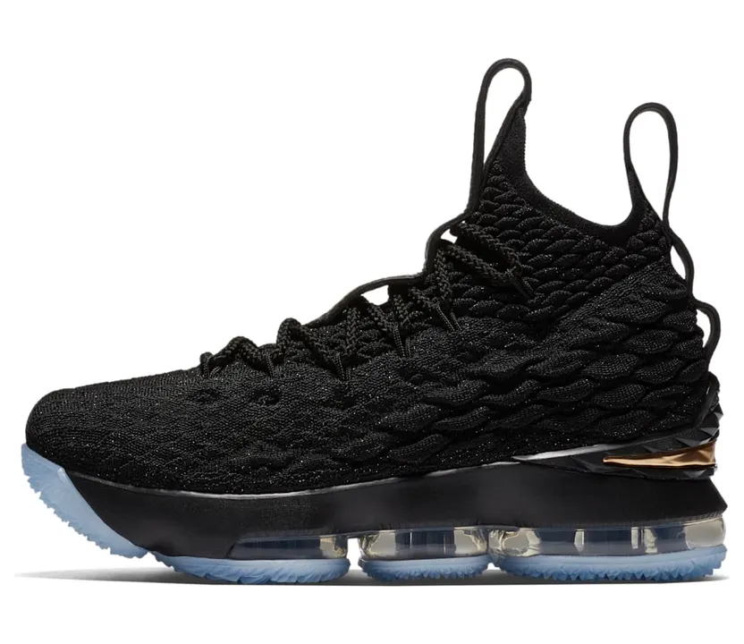 Nike LeBron 15 Black Metallic Gold (922811-006)