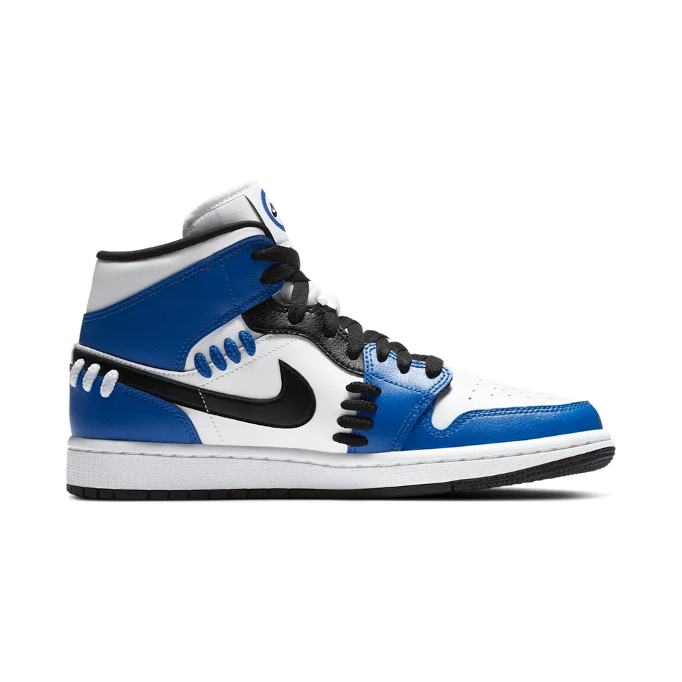Jordan 1 Mid Sisterhood (W) Game Royal/Black-White (CV0152-401)