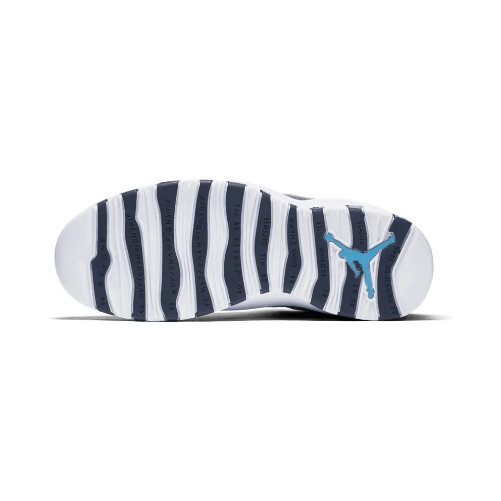 Jordan 10 Retro Los Angeles Ocean Fog/Blue Lagoon-Midnight Navy (310805-404)