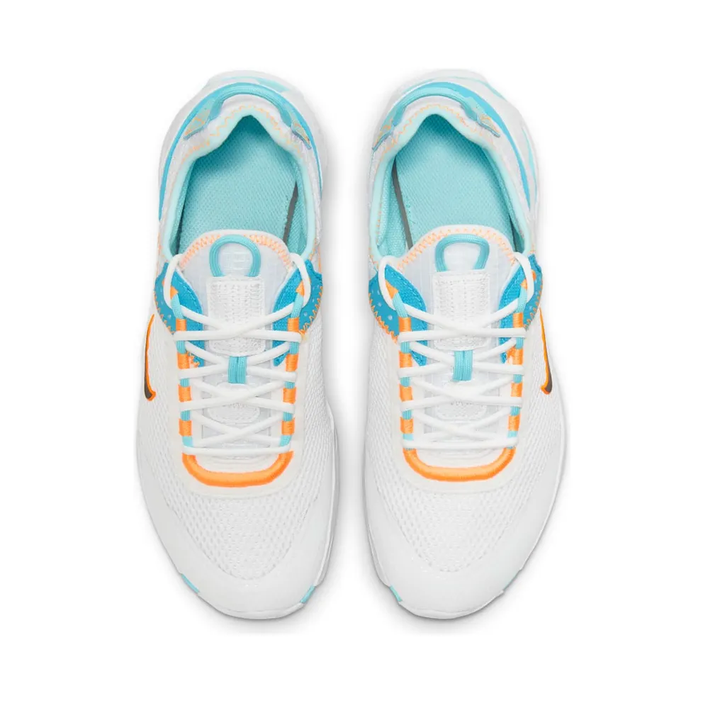 Nike React Live “White / Total Orange / Chlorine Blue / Black” (DM3186-100)