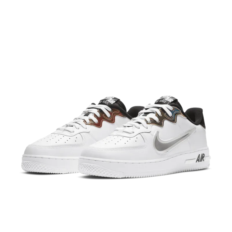 Nike Air Force 1 React LV8 White Glow White/Black/Multi-Color (CN9838-100)