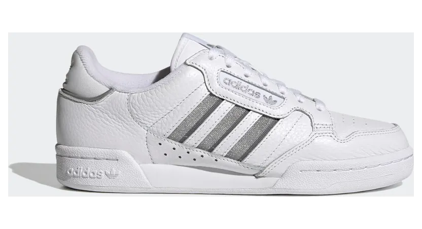 adidas Continental 80 Stripes Cloud White / Silver Metallic / Grey Three (S42626)