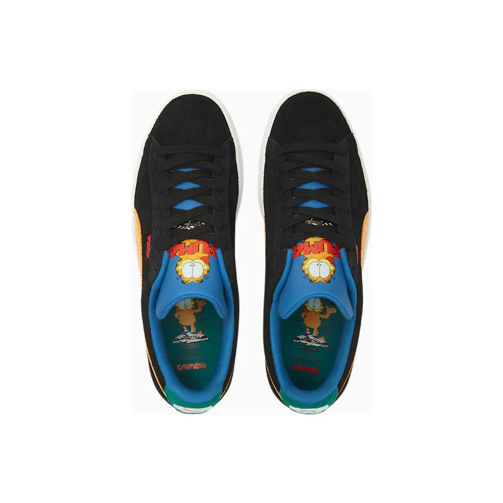 Puma Suede Garfield Dark Cheddar / Celandine / Vallarta Blue (384182-01)