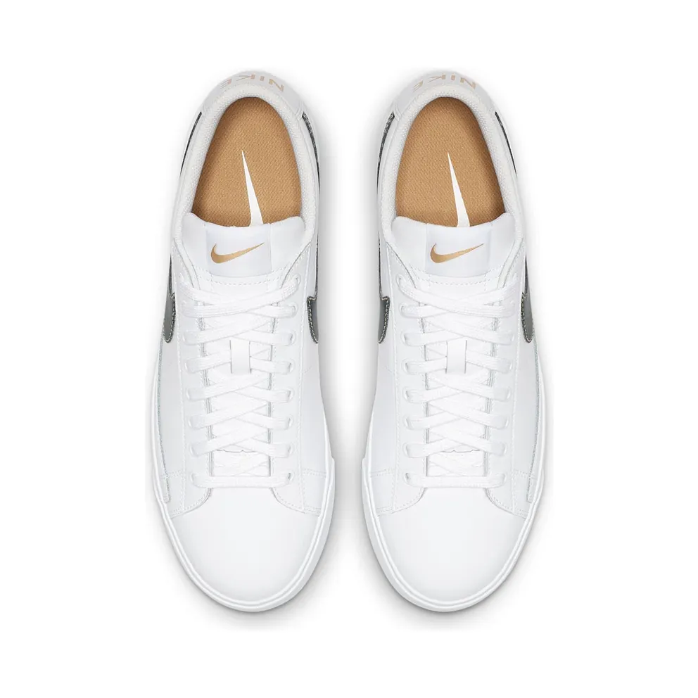 Nike Blazer Low Premium White Fir White Fir Metallic Gold (BQ7460-101)