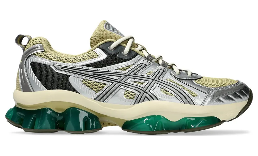 ASICS Gel-Quantum Kinetic Khaki Beige Pure Silver (1203A270-252)