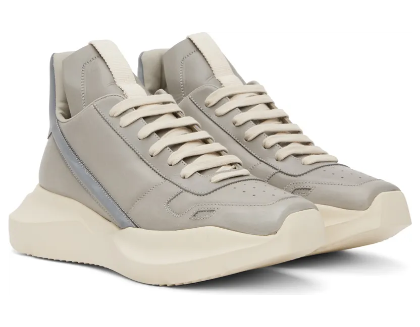 Rick Owens Gray Geo Geth Sneakers (RR02B2803 LCGRX) (4)