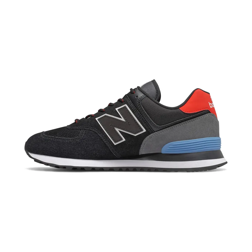 New Balance 574 Black Velocity Red Black/Velocity Red (ML574JHO)