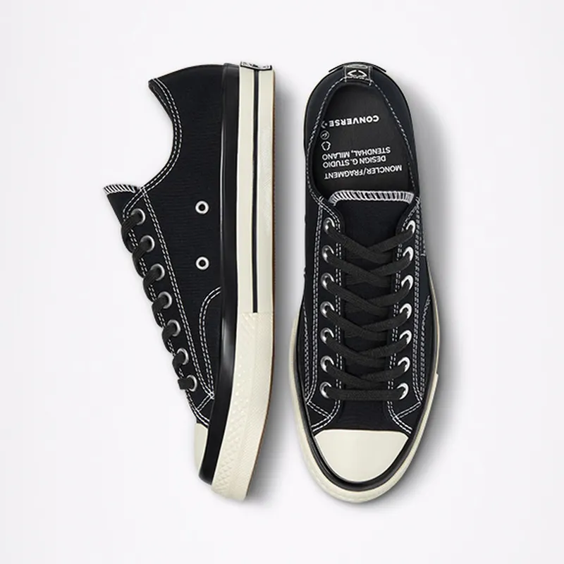 Converse 7 Moncler FRGMT + Converse Chuck 70 Black/Black/egret