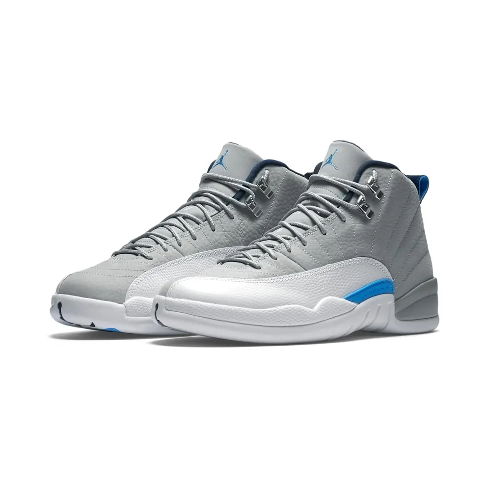Air Jordan Nike AJ XII 12 Retro Grey University Blue (130690-007)