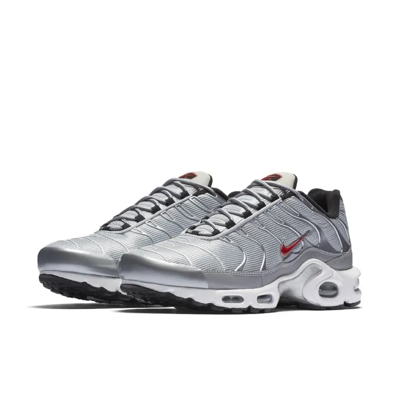 Nike Air Max Plus Silver Bullet Metallic Silver/Varsity Red-White-Black (903827-001)