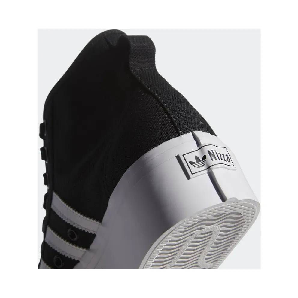 Adidas Nizza Platform Mid Core Black / Cloud White / Cloud White (FY2783)