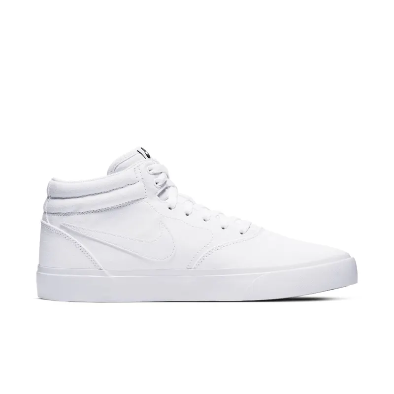 Nike SB Charge Mid Canvas Triple White White/White/White (CN5264-100)