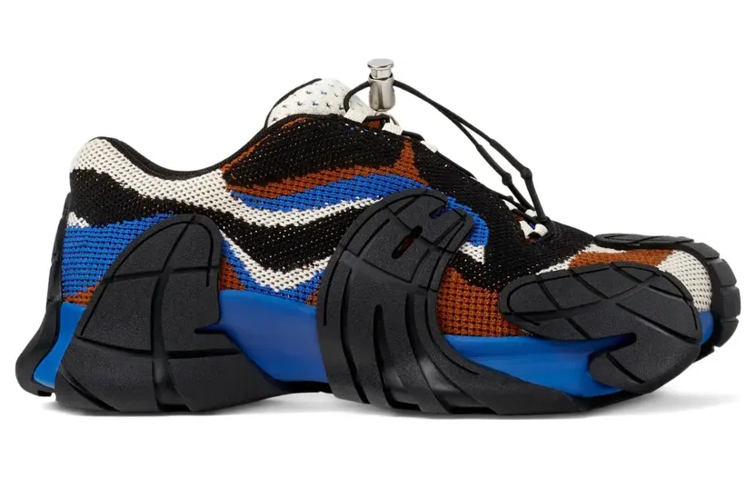 CamperLab Tormenta gebreide sneakers met treklus – Blauw (A500042003)