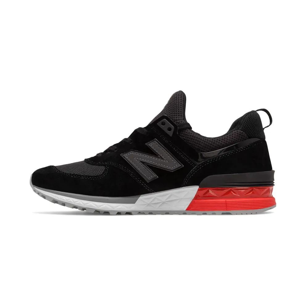 New Balance 574 Sport Black Red (MS574AB)