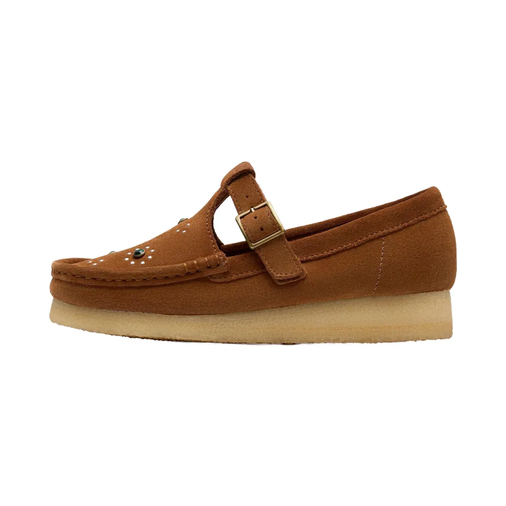 Clarks Wallabee T Bar “Brown Orange Suede” (26183079)