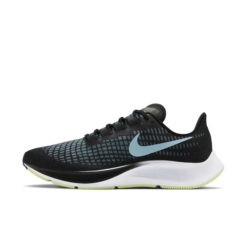 Nike Air Zoom Pegasus 37 Barely Volt (W) Black/Barely Volt/White (BQ9647-004)