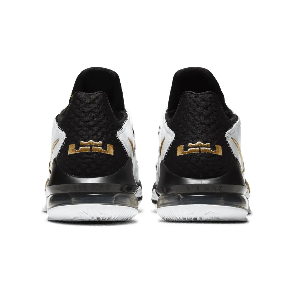 Nike LeBron 17 Low White Metallic Gold White/Metallic Gold-Black (CD5007-101)