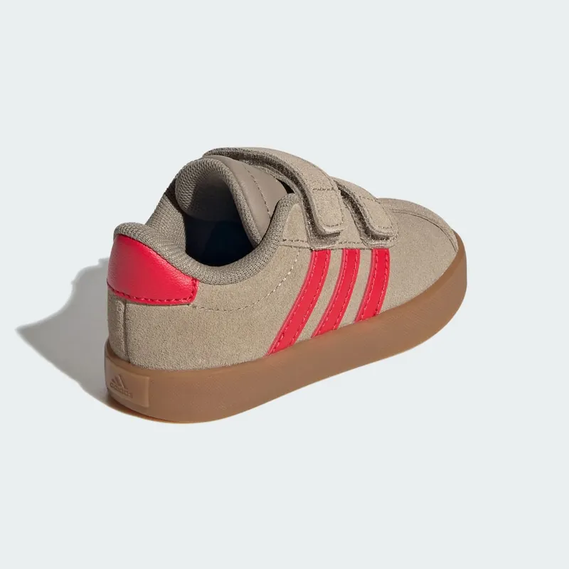 Adidas VL Court 3.0 Blanch Cargo / Pure Ruby / Gold Metallic (IH3968)