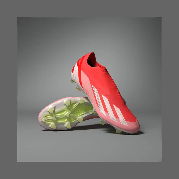 adidas Crazyfast Elite Laceless FG Solar Red Cloud White Team Solar Yellow (IG0611)