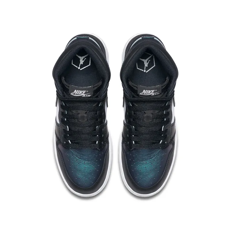 Jordan 1 Retro All Star 2017 “Chameleon” (GS) Black/Black-Metallic Silver (907959-015)