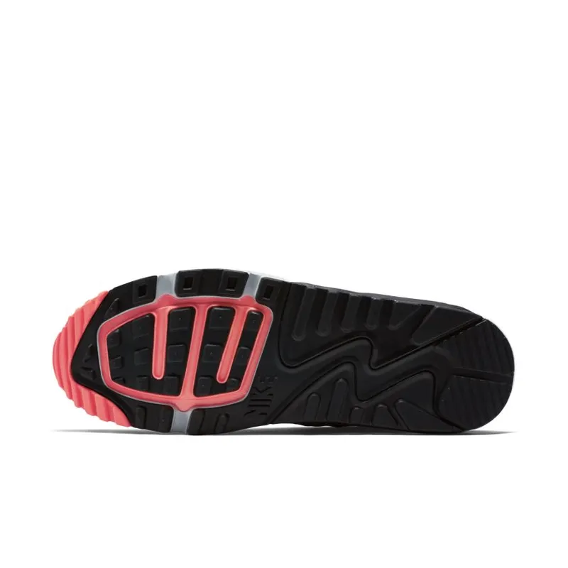 Nike Air Max Lunar 90 Black Silver Hot Lava (724078-002)