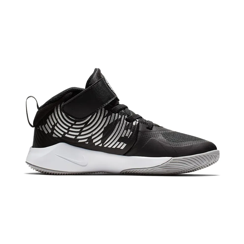 Nike Team Hustle D 9 Black Wolf Grey (PS) Black/Wolf Grey/White (AQ4225-001)