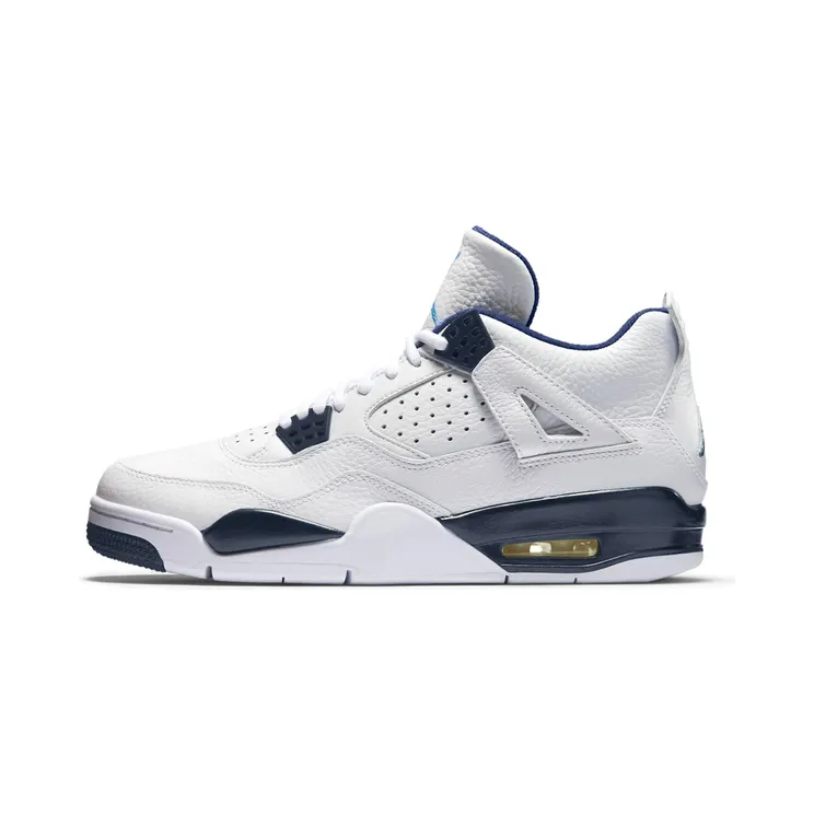 Air Jordan 4 Retro LS “White / Midnight Navy / Legend Blue” (314254-107)