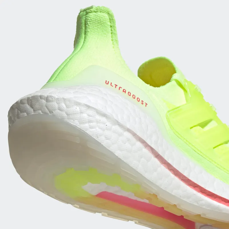 adidas Ultraboost 21 Hi-Res Yellow / Cloud White / Hazy Rose (FY0398)