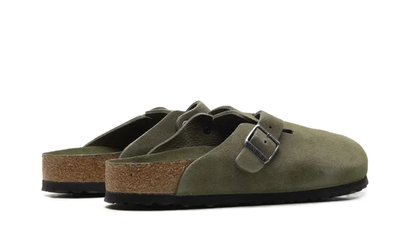 Birkenstock Boston BS Suede Leather “Olive” (1030879)