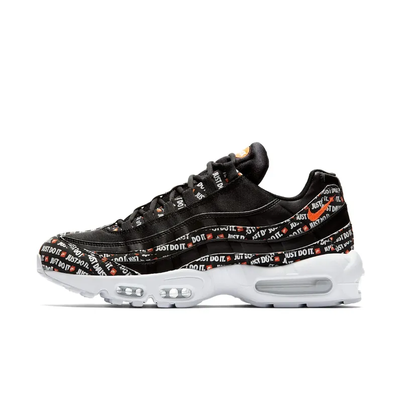 Nike Air Max 95 Just Do It Pack Black Black/Black-White-Total Orange (AV6246-001)