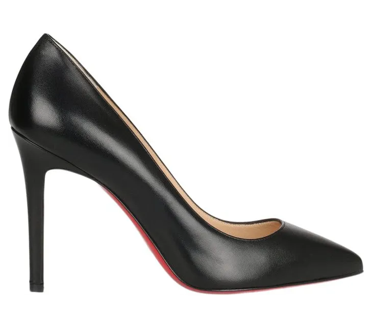 Christian Louboutin Pigalle 100mm Pump Black Leather (3160520BK01)