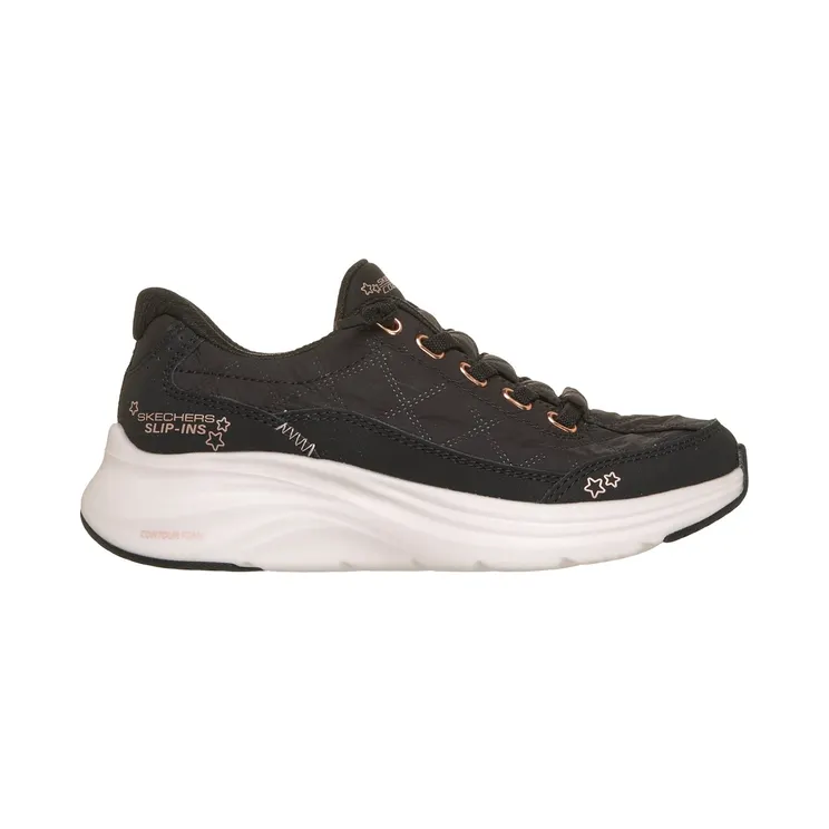 Skechers Slip-ins: Contour Foam “Cozy Fit Black / Roos Gold” (303949LBKRG)