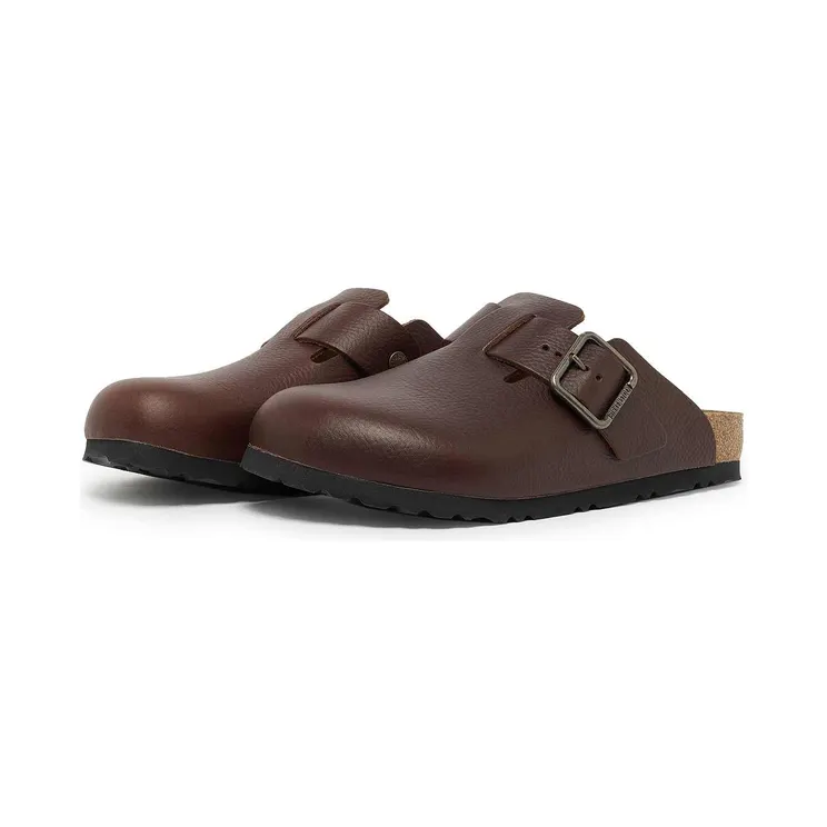 Birkenstock Boston Wire Buckle Leather Vintage Wood Roast (1030703)