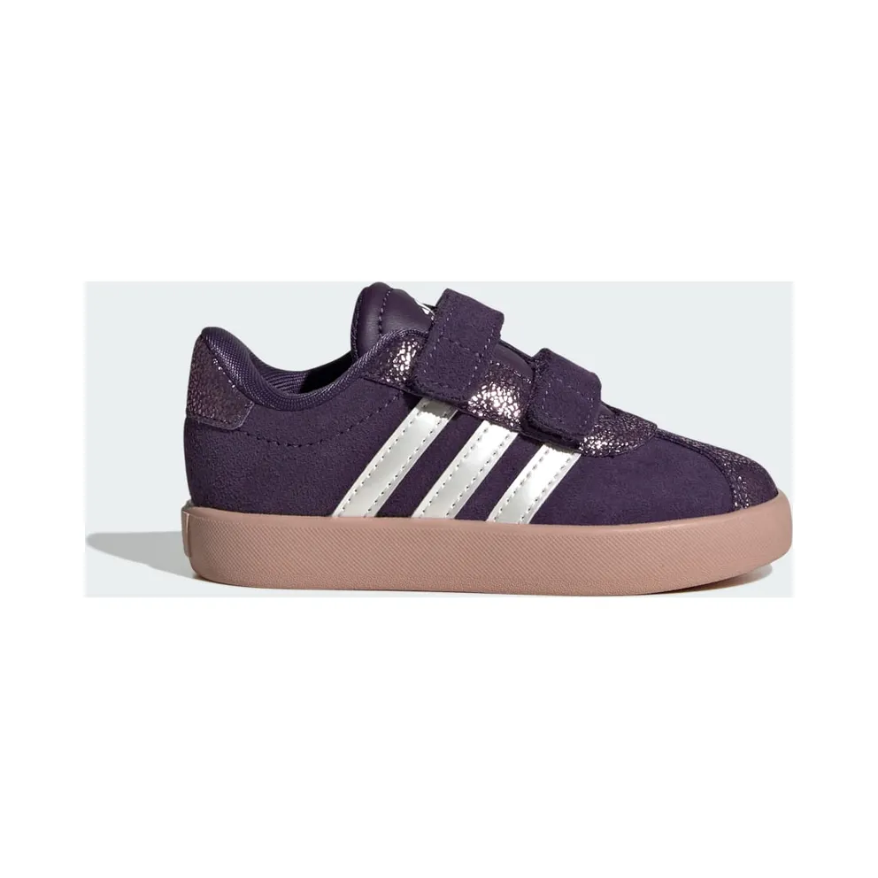 Adidas VL Court 3.0 Kids Aurora Plum / Zero Metalic / Pink Gum (JP7852)
