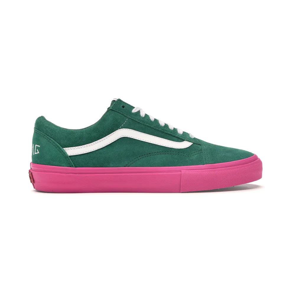 Vans Old Skool Pro S Golf Wang Green Pink (VN0QHMF5G)