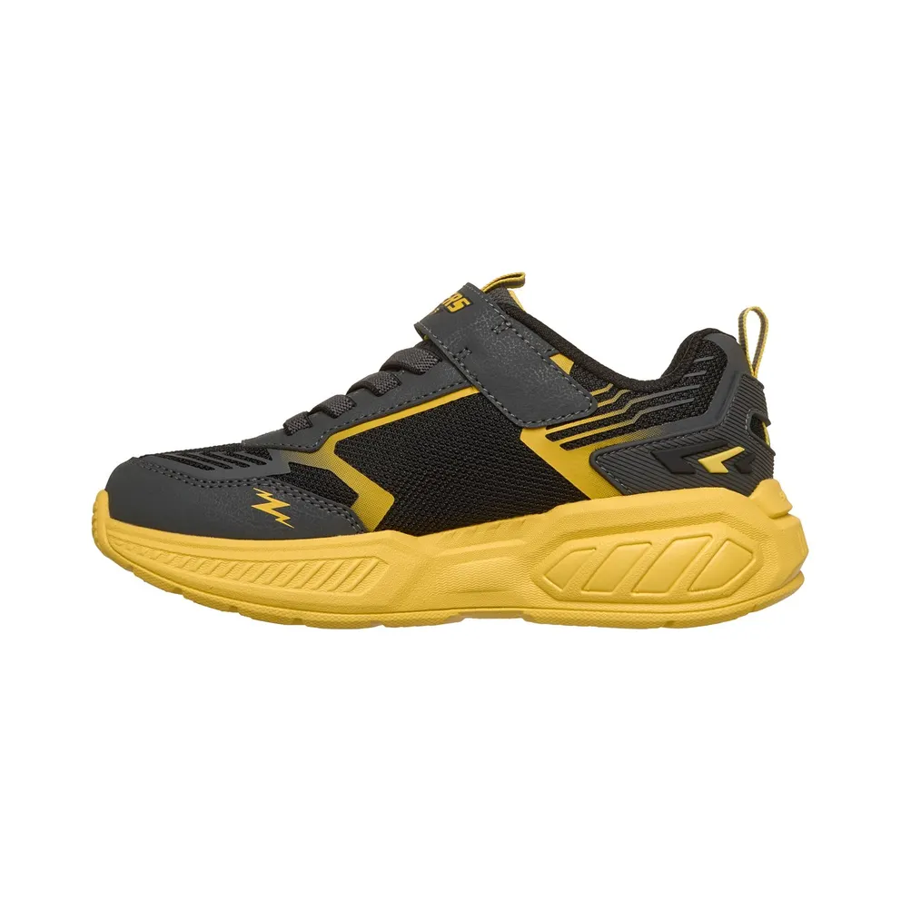 Skechers S-Lights: Light Storm 3.0 Sneaker Houtskool/Yellow