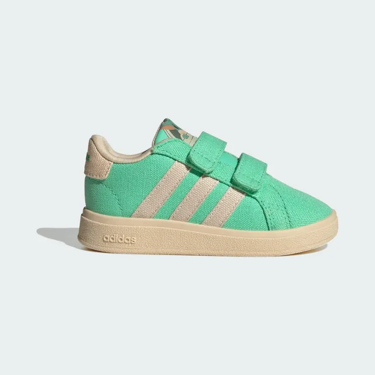 adidas Grand Court x Disney Grogu Green Glow / Sand Strata / Sand Strata (IG0450)