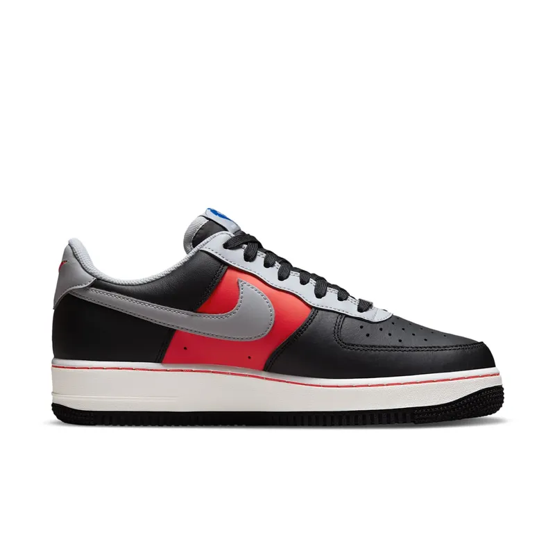 Nike x NBA Air Force 1 Low 5th Anniversary Chile Red – “Black / Grey Fog-chile Red-sail” (DC8874-001)