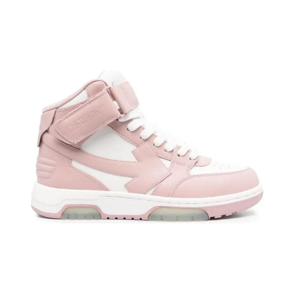 Off-White Out Of Office Mid Top White Pink (OWIA275C99-LEA002-0130)