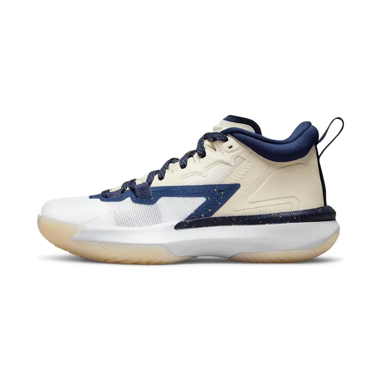 Jordan 1 Zion Pelicans “Fossil / White / Metallic Gold / Midnight Navy” (DA3131-241)