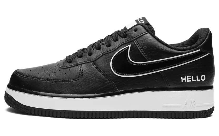 Nike Air Force 1 Low ’07 LX Hello Black – “Black / White / Black” (CZ0327-001)