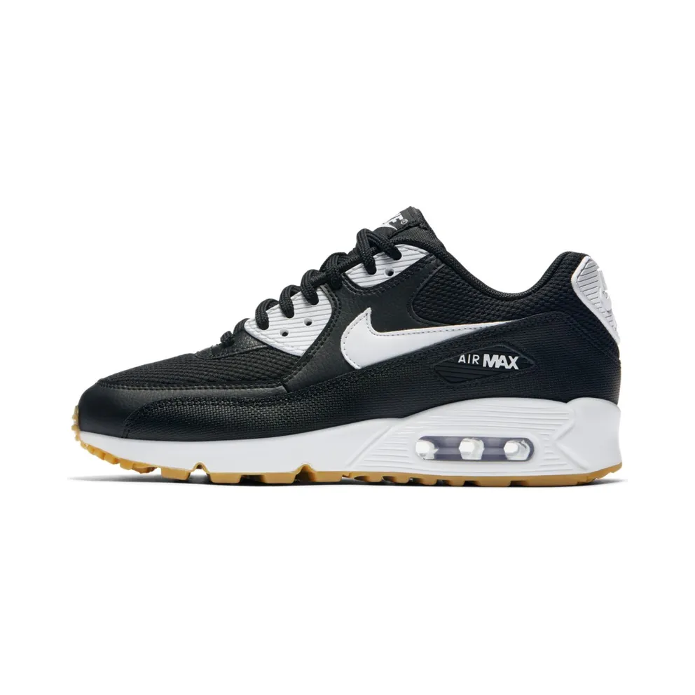 Nike Air Max 90 Black White Gum (W) Black/Gum Light Brown-White-White (325213-055)