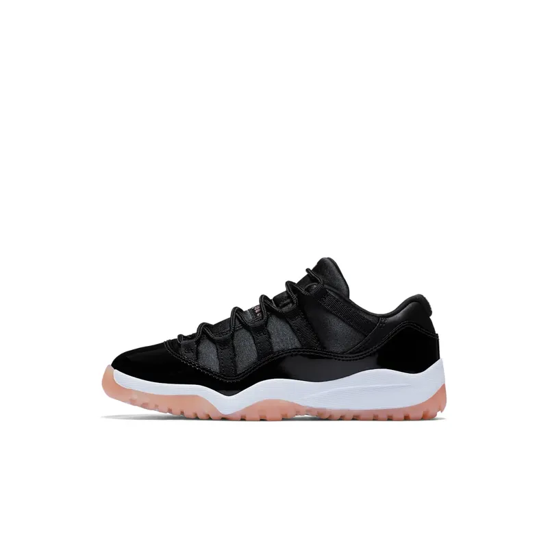 Jordan 11 Retro Low Bleached Coral (PS) Black/White-Bleached Coral (580522-013)